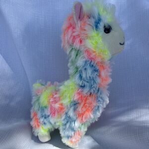 TY Beanie Baby - LOLA the Rainbow Llama (6 inch) - Stuffed Animal Toy - no tag